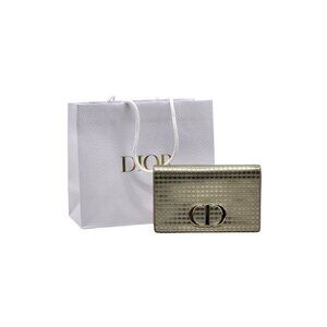 Dior Micro-Cannage 30 Montaigne Convertible Bag - Leather - Gold $3800